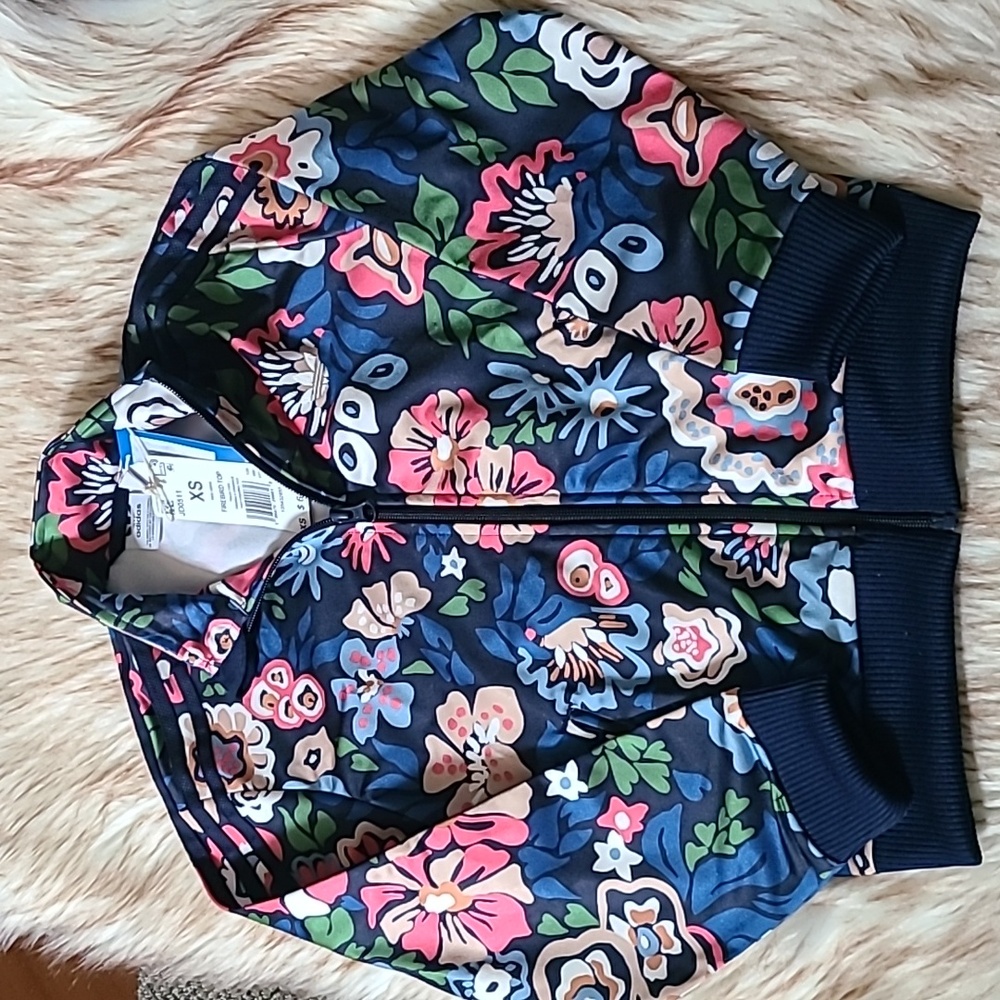 NWT Adidas Firebird Track Jacket Size Kids XS
